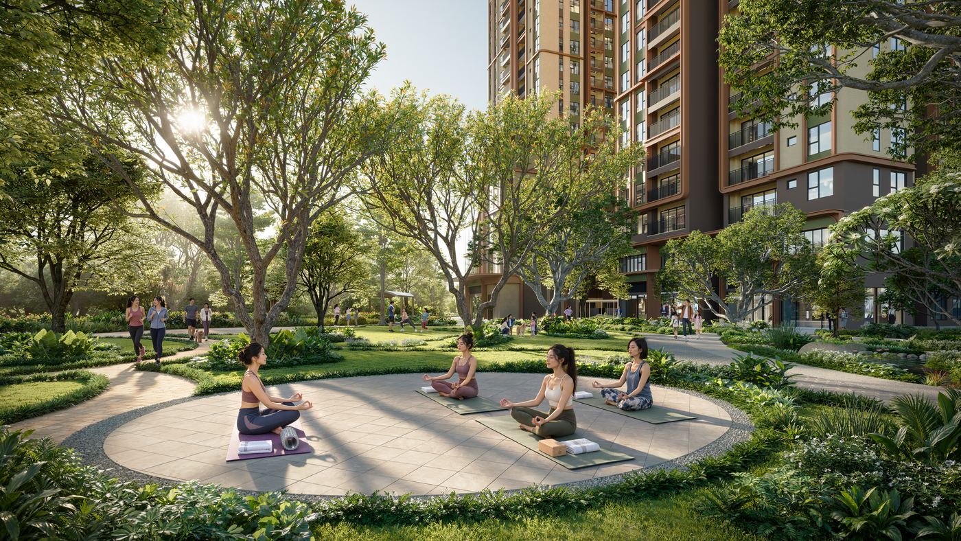 Sân yoga ngoài trời Norton Park